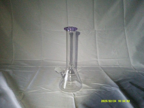 25cm glass waterpipe beaker