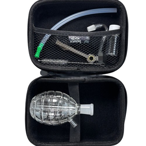 Clear thick glass bong - clear,