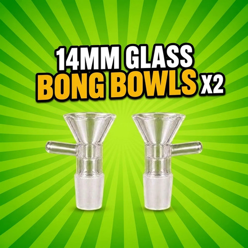 14mm glass bong bowls - glass,