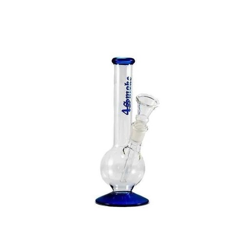 Blue glass bong 20cm - glass, 8