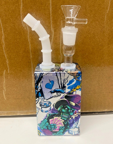 Smoking box 10cm glass - smoking,