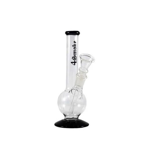Black glass bong 20cm 8 - black,