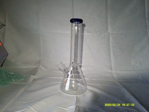 25cm glass waterpipe beaker