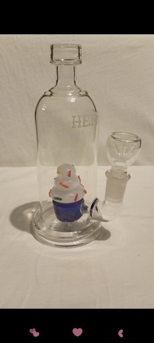 Hemper glass water pipe bong - glass,