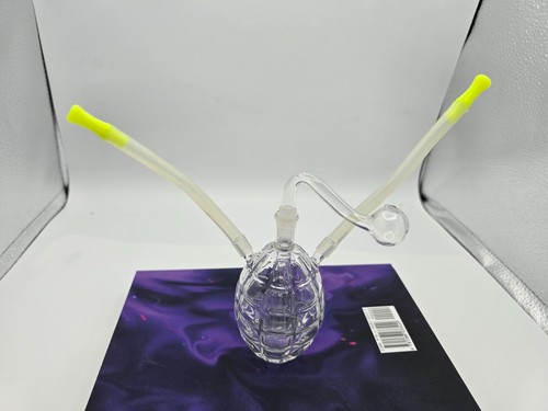 Double glass bong hookah - 4.3",