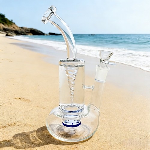 Thick glass bong tornado - 10",