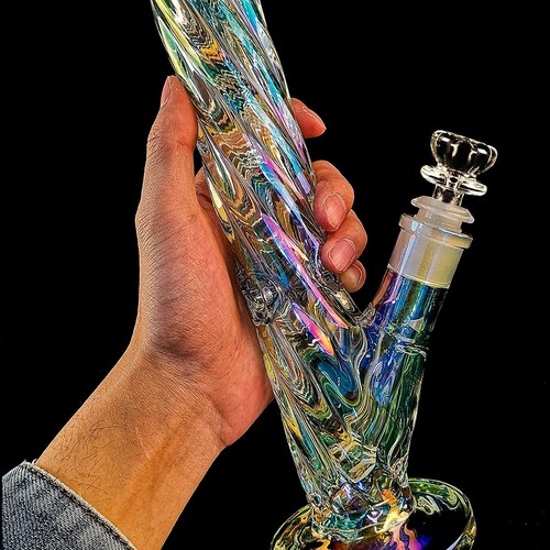 Inch large clear twisted - 12,