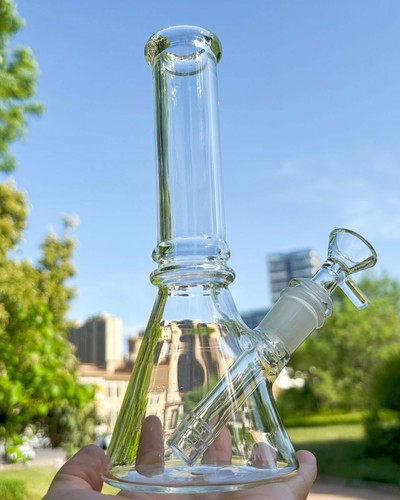 Clear thick glass - 8'',