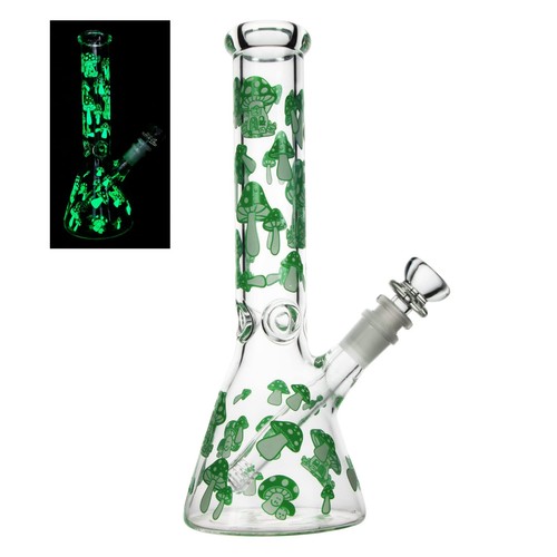 10inch glass bongs green - bongs,