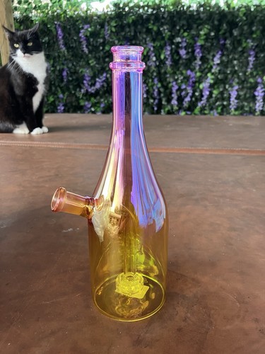 25cm glass bottle - 25cm, water
