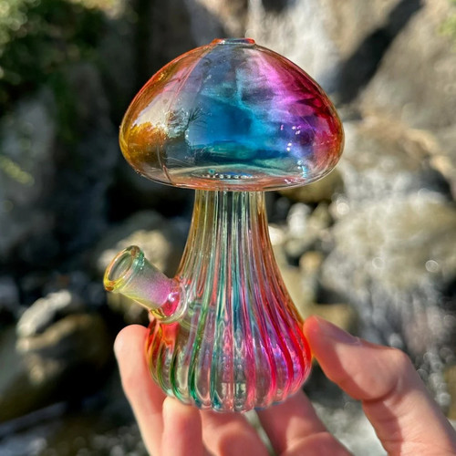 Cute mushroom glass - cute,