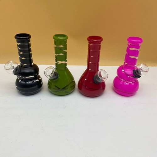 Glass bong 13cm - glass,