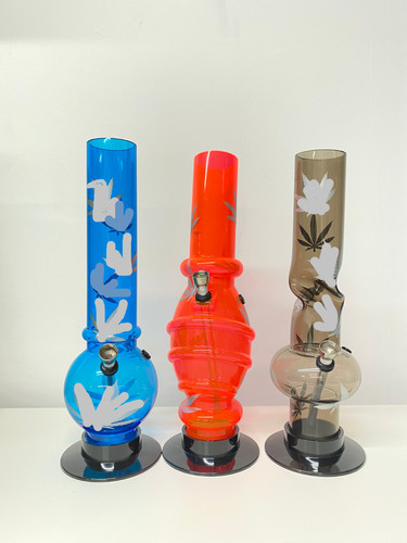 Acrylic waterpipe 33cm - waterpipe, plastic