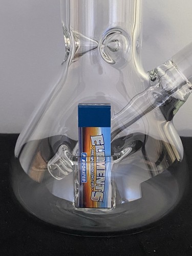 Glass bong with lighter holder - bong,